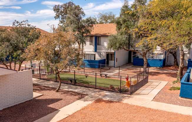 Pet-Friendly Apartments In Tucson, AZ – Midtown on Seneca - Photo of Courtyard