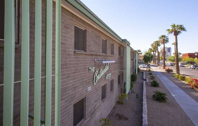 Exterior at The Continental Apartments in Phoenix AZ Nov 2020