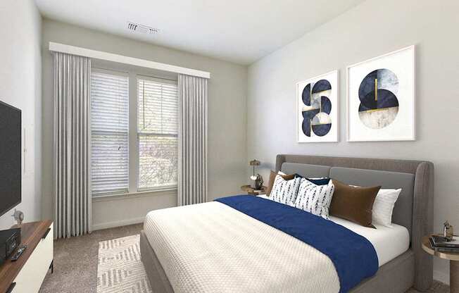 Master Bedroom at The Apartments at Cambridge Court, Rosedale, 21237