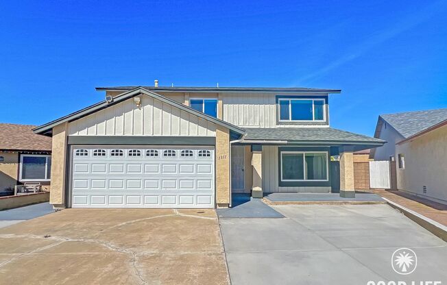 Spacious 5BD/2.5BA Two-Story Home in South San Diego with Large Backyard, Office & Attached Garage