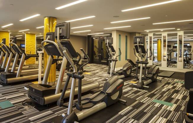 Work Out in One of Our Fitness Centers with Cardio Theatre