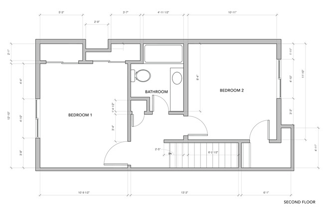 2 beds, 1.5 baths, 860 sqft, $1,499, Unit Unit 3