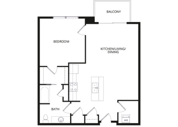 1 bed, 1 bath, 819 sqft, $1,735
