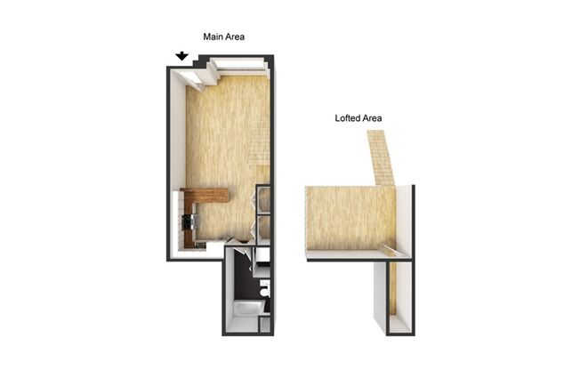 1 bed, 1 bath, 1,005 sqft, $2,750, Unit 101