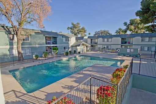 our apartments have a swimming pool at our apartments at Missouri Crossing, Phoenix, AZ, 85015