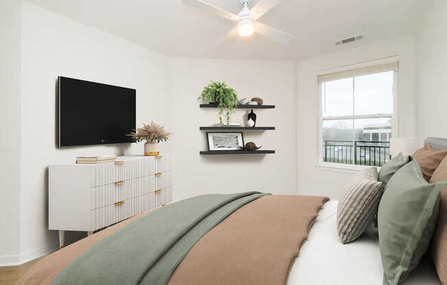 Bedroom with Hard Surface Flooring