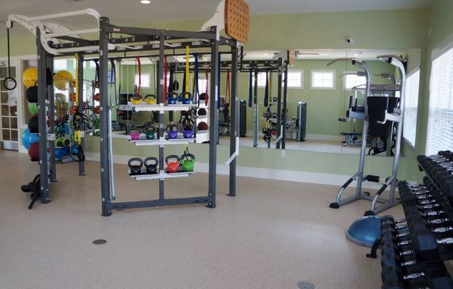 Fitness Center at Stallings Mill Apartments, Clayton, NC 27520