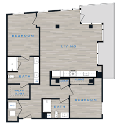 2 beds, 2 baths, 1,270 sqft, $5,749