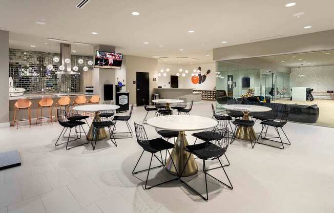 Common Area With Kitchen at Elements Apartments*, Irvine, California