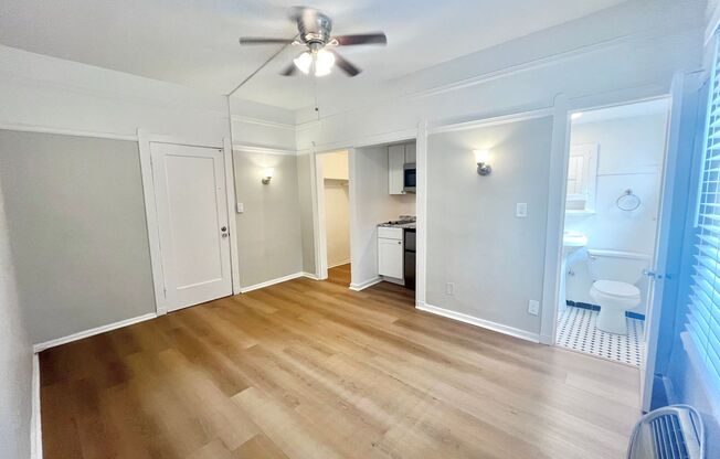 Studio, 1 bath, 250 sqft, $1,095, Unit 26