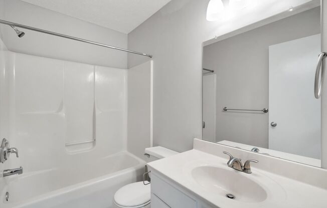 Two bedroom Townhome bath and half.  Washer and Dryer Connections