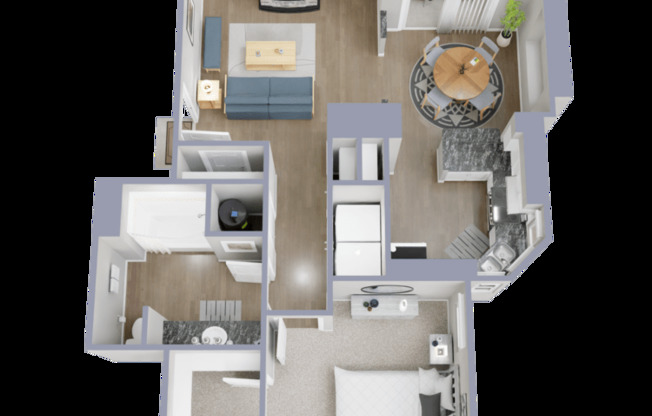 1 bed, 1 bath, 752 sqft, $1,658