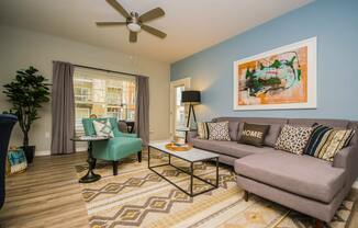 living room hardwood floors at Domaine at Villebois in Wilsonville, OR 97070