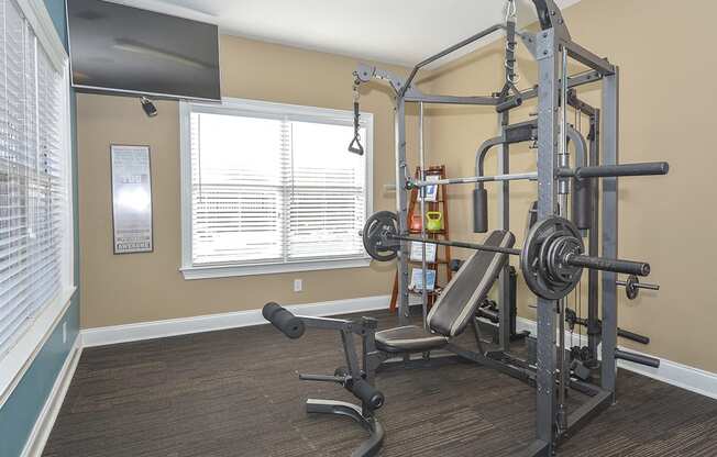 Fitness Center with Kettle Bells