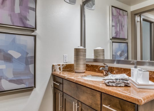 Spa-Inspired Bathrooms at The Monterey by Windsor, 3930 McKinney Avenue, Dallas