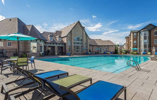 Swimming Pool and Clubhouse at Red Hawk Ranch, Louisville, KY 40241