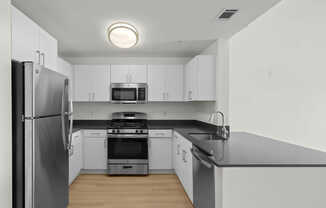 Kitchen with Stainless Steel Appliances