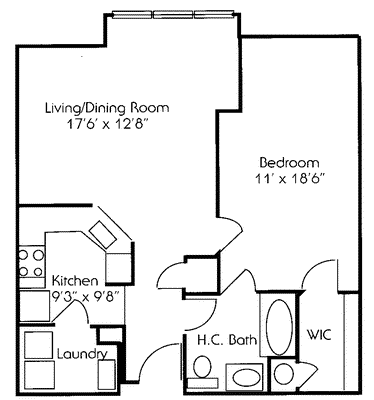 1 bed, 1 bath, 748 sqft, $2,785