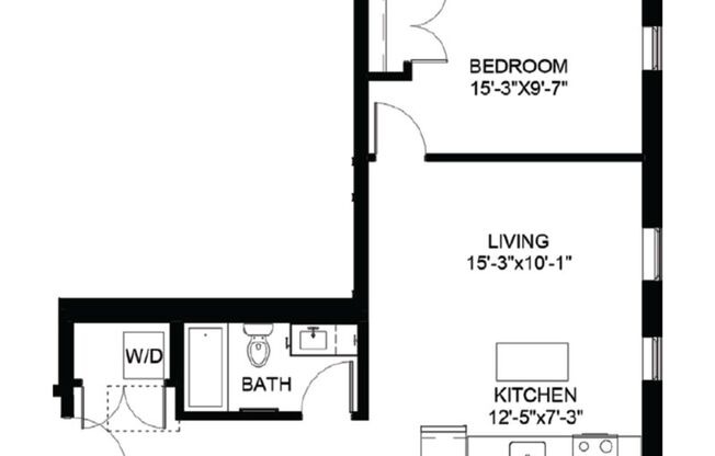 1 bed, 1 bath, 627 sqft, $1,695, Unit 213