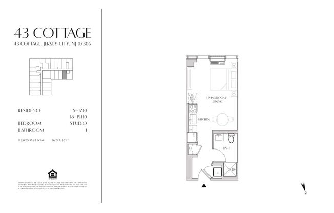 Studio, 1 bath, 374 sqft, $2,375, Unit 610