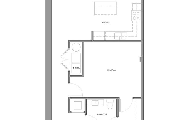 1 bed, 1 bath, 1,045 sqft, $1,650, Unit 208