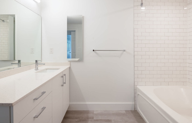 Bathroom With Hard Surface Flooring