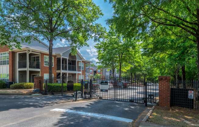 Gated Entrance and Exit located at Twenty35 Timothy Woods in Athens, GA 30606