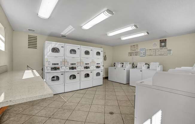 Capistrano Gardens Laundry Facility with washer and dryer