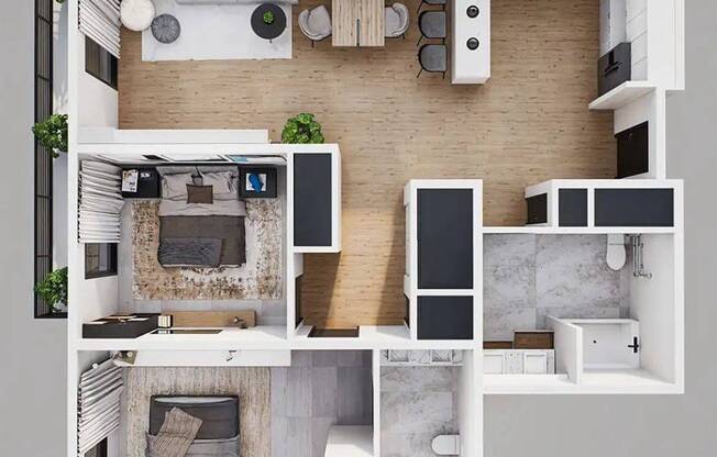 2 beds, 1 bath, 1,091 sqft, $2,900