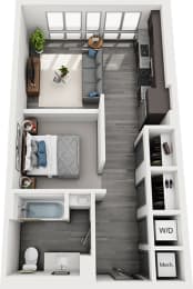 Studio, 1 bath, 575 sqft, $1,469