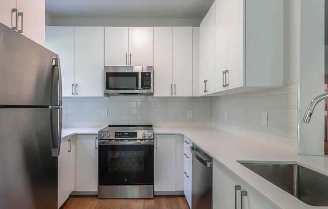 Kitchen with Stainless Steel Appliances