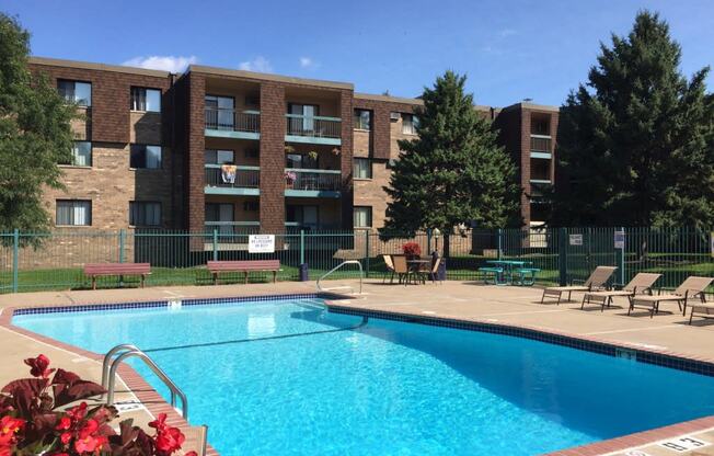 Woodland North Apartments community pool