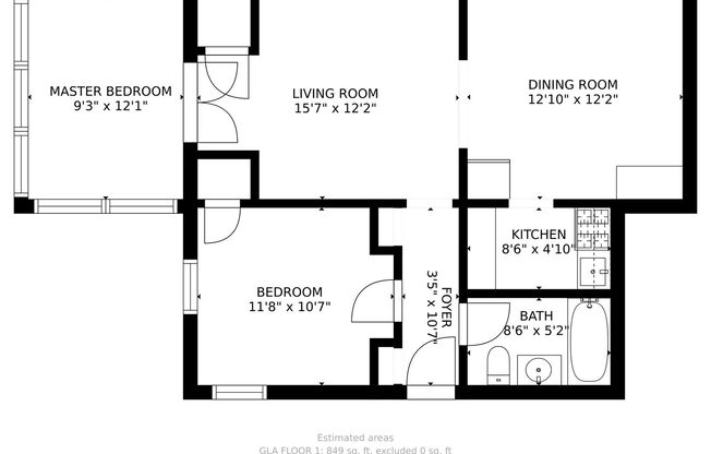 1 bed, 1 bath, 680 sqft, $1,800, Unit Apt 11