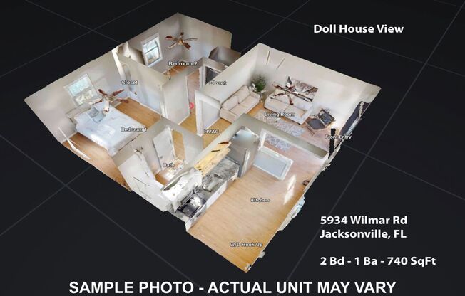Updated 2 Bedroom Jacksonville Heights Apartment