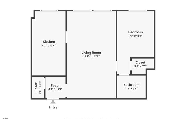 1 bed, 1 bath, $1,545, Unit 39