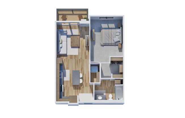 1 bed, 1 bath, 739 sqft, $1,315, Unit 305