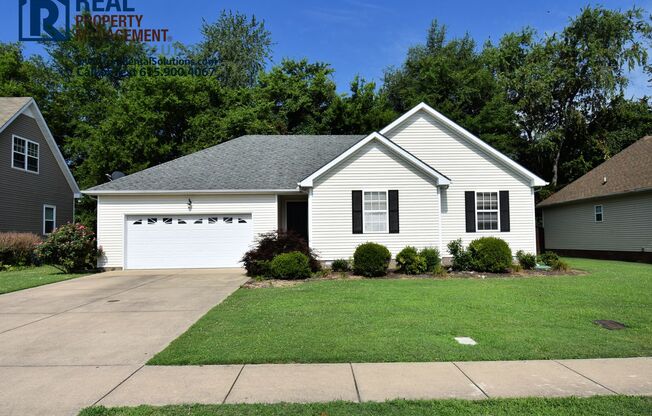 Great 3 bedroom house in Murfreesboro off of Saint Andrews! Washer/Dryer included!