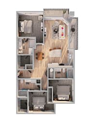 3 beds, 3 baths, 1,450 sqft, $2,104