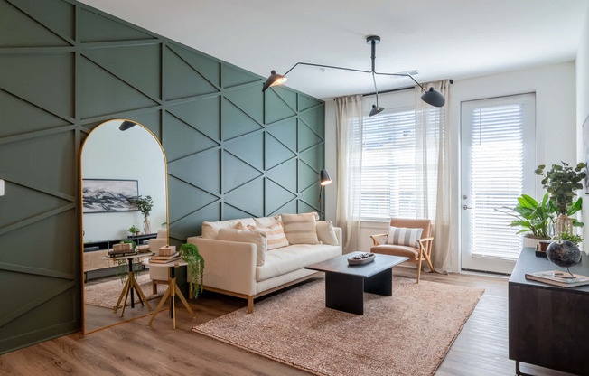 Living Room with Hard Surface Flooring