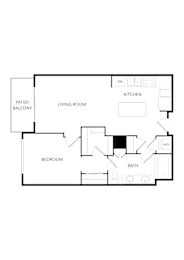 1 bed, 1 bath, 802 sqft, $1,530