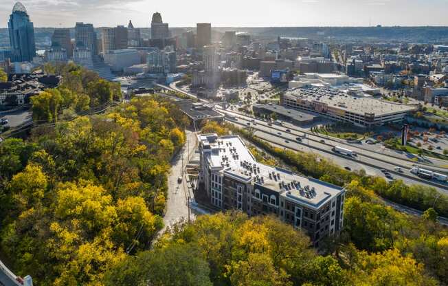Aerial View at Adams Edge Apartments, Cincinnati, OH