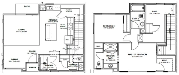 2 beds, 2.5 baths, 1,324 sqft, $1,980