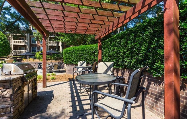 Grill area at Northlake Apartments in Charlotte NC