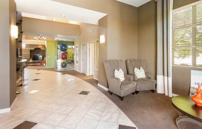 Lobby Area at Heritage at Hidden Creek, Colorado Springs, CO