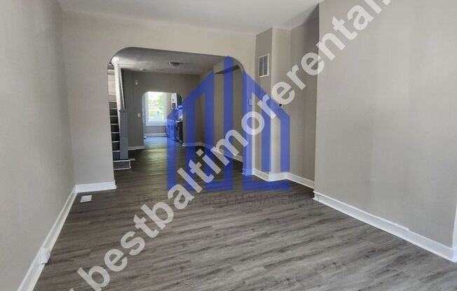Spacious 3 Bedroom Home  In East Baltimore
