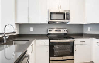 Kitchen with Stainless Steel Appliances