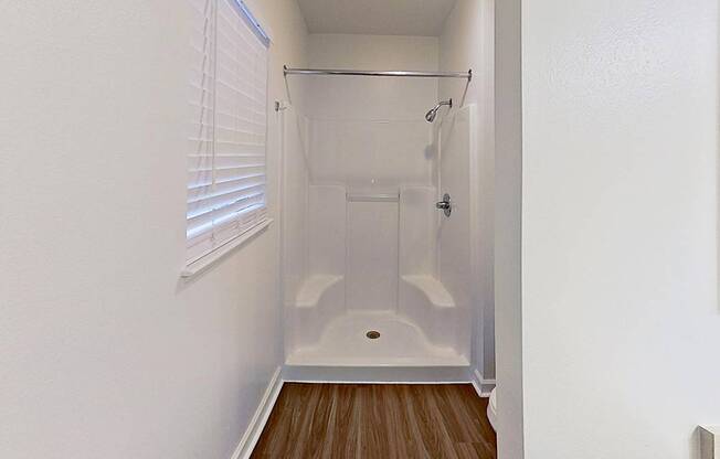 Separate Shower In Bathroom at Foxwood and The Hermitage, Portage, Michigan