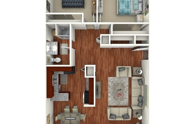 2 beds, 1 bath, 1,025 sqft, $2,550