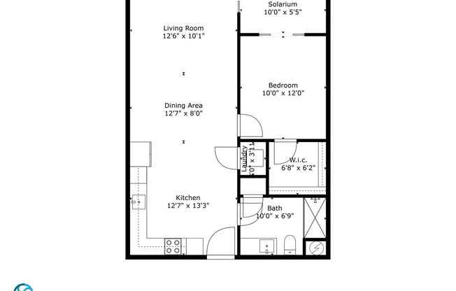 1 bed, 1 bath, 807 sqft, $1,850, Unit 323