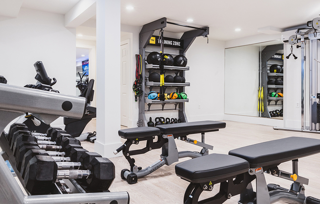 Fully reimagined fitness studio with the latest in cardio and weight equipment